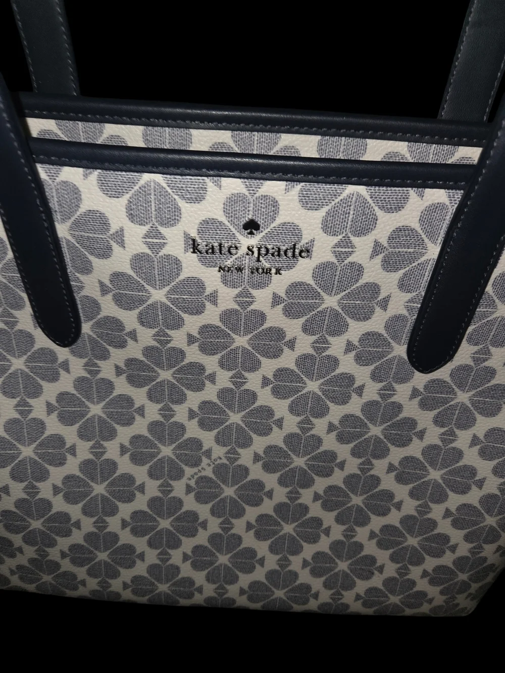Kate Spade Navy Flower Tote
